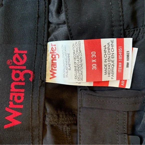Wrangler Black Lightweight Pants - Picture 5 of 5
